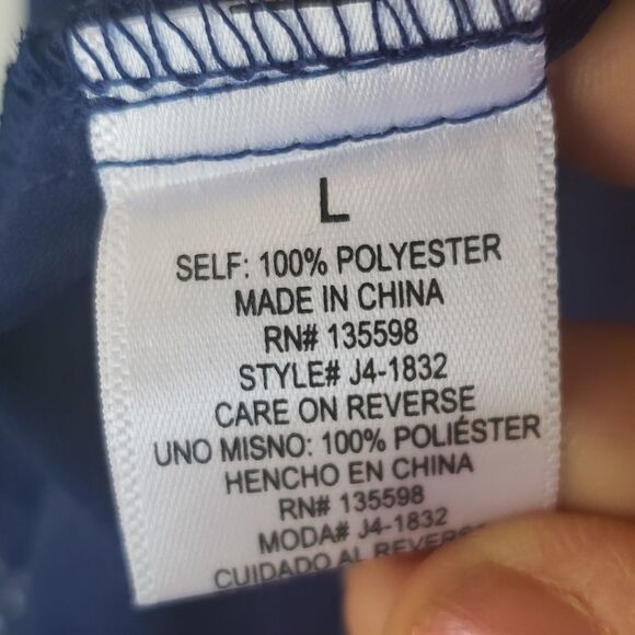 Wishful Park women's blue tunic top size L - Picture 7 of 11